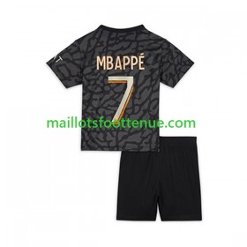 Maillot/Tenue Paris Saint Germain PSG Kylian Mbappé 7 Enfant Troisieme 2023/2024
